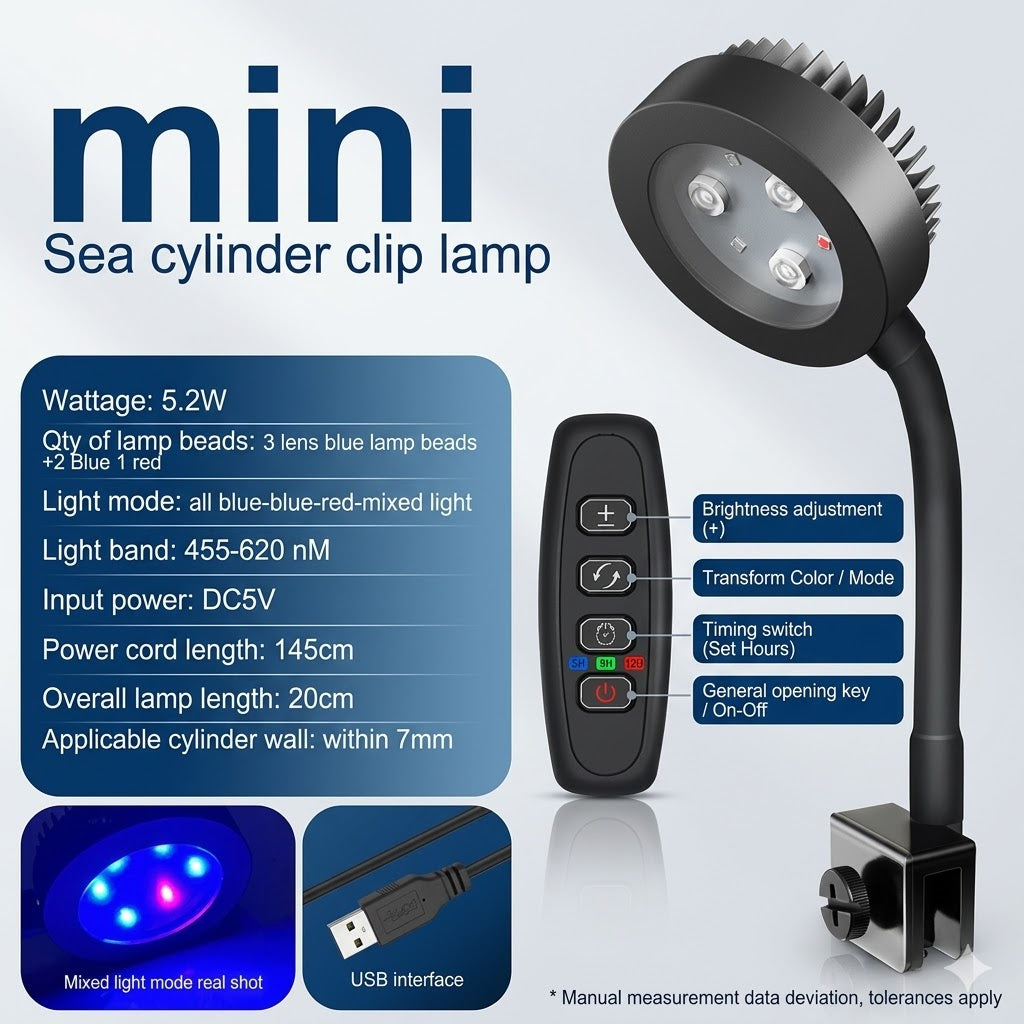 USB 3 MODE Seawater Lamp LED