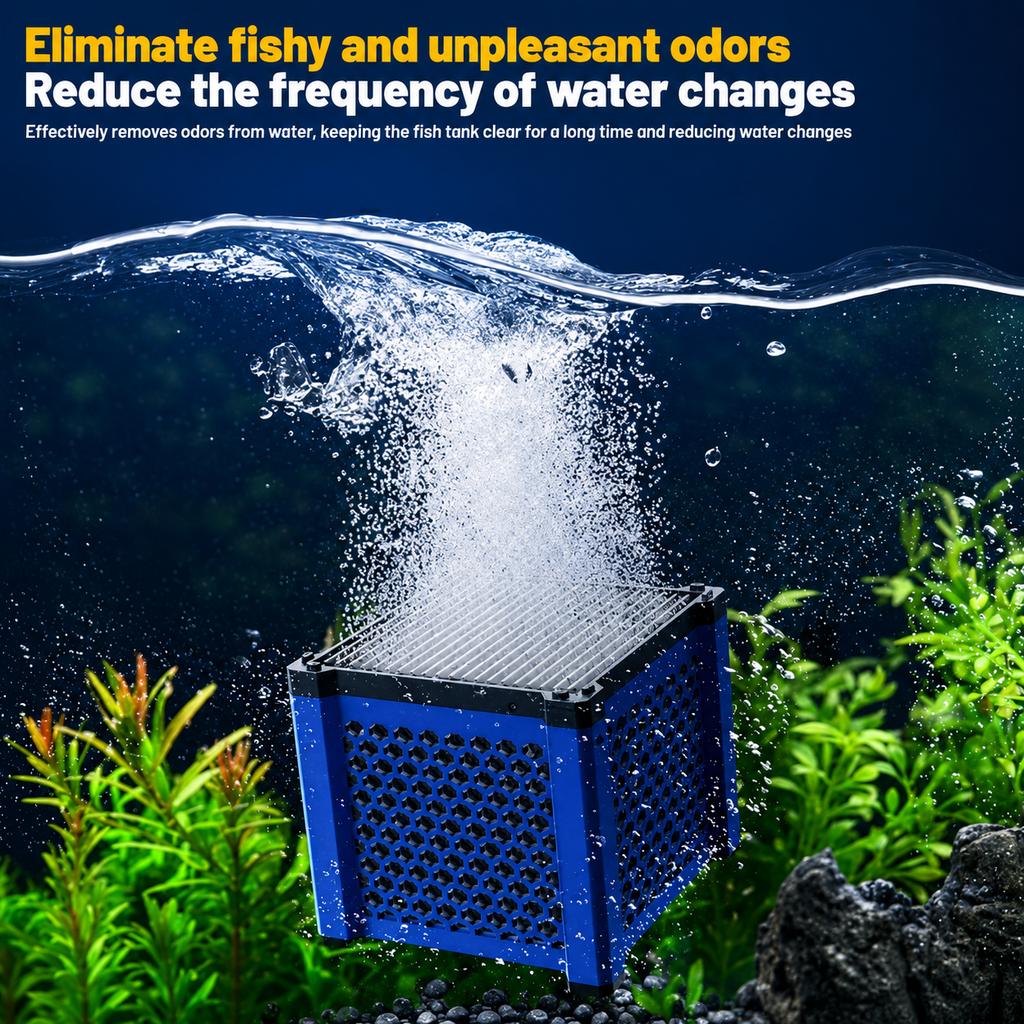 Cube Filter Activated Carbon Magic Box Aquarium Water