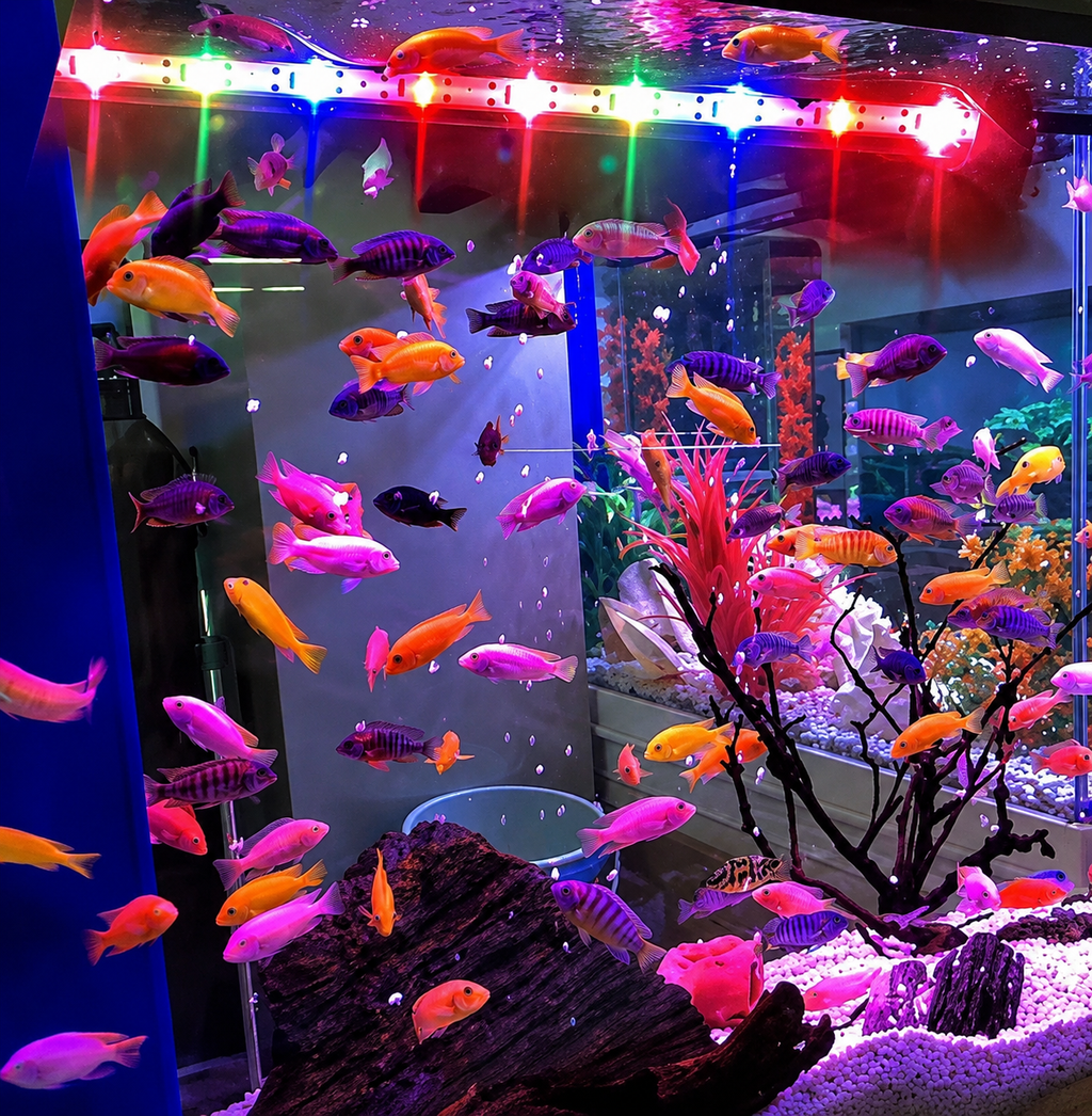T4 USB 17-57cm Aquarium LED Lighting Submersible Lamp