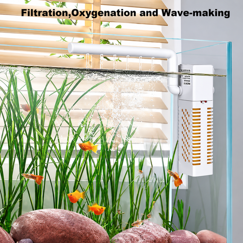 3-in-1 USB Silent Aquarium Submersible Internal Filter