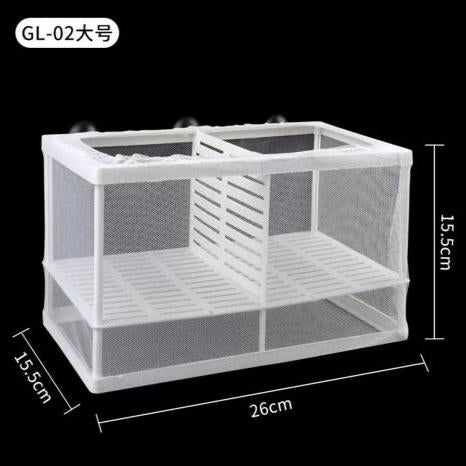 Fish Breeding Isolation Mesh Box Net Incubator Breeder For Fish Tank Gauze Trap