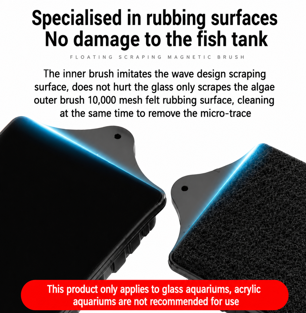 New Magnetic Brush Cleaning Tool Strong Suction Glazing Scrub Easy