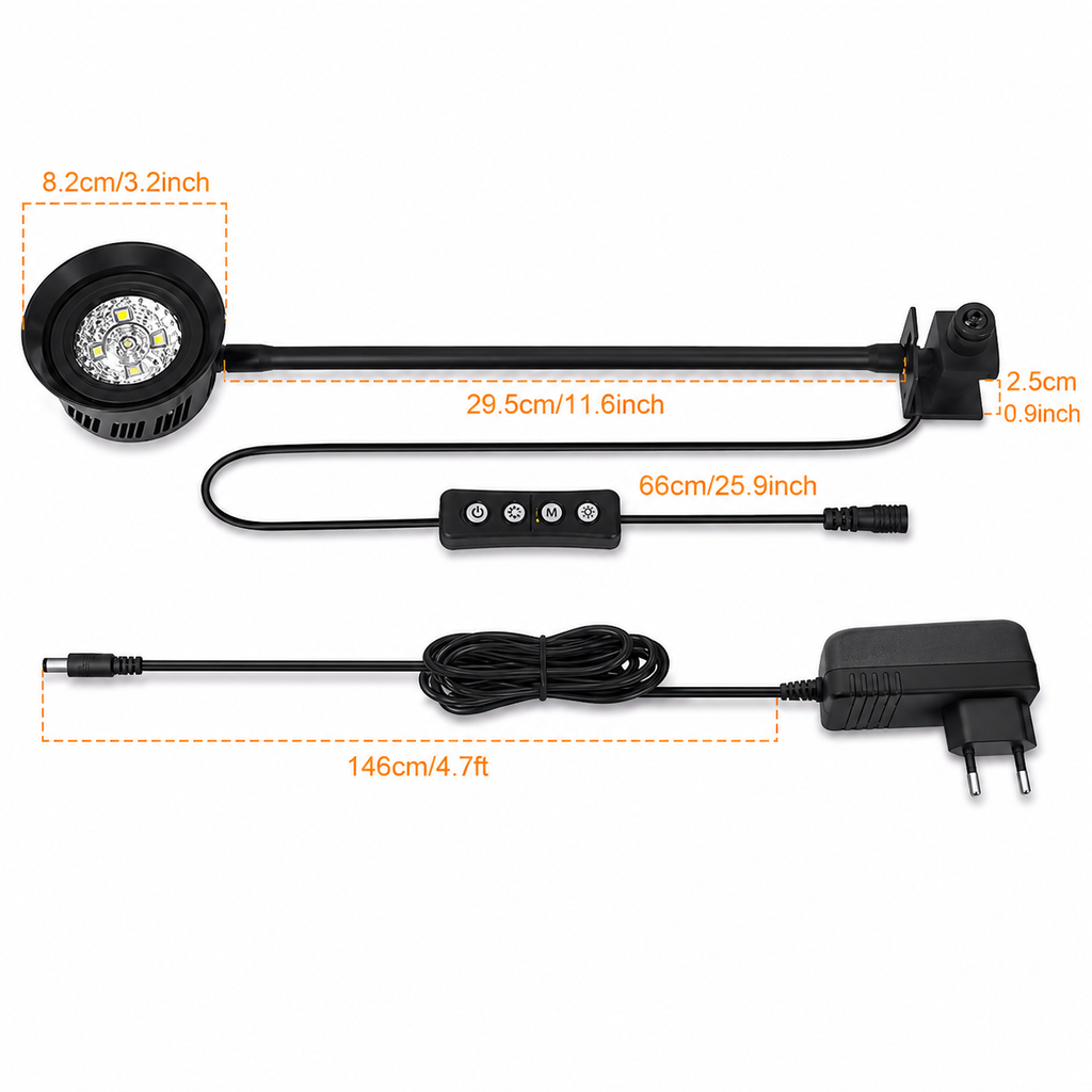 30W LED Reef Light Dimmable + TIMER Marine Light