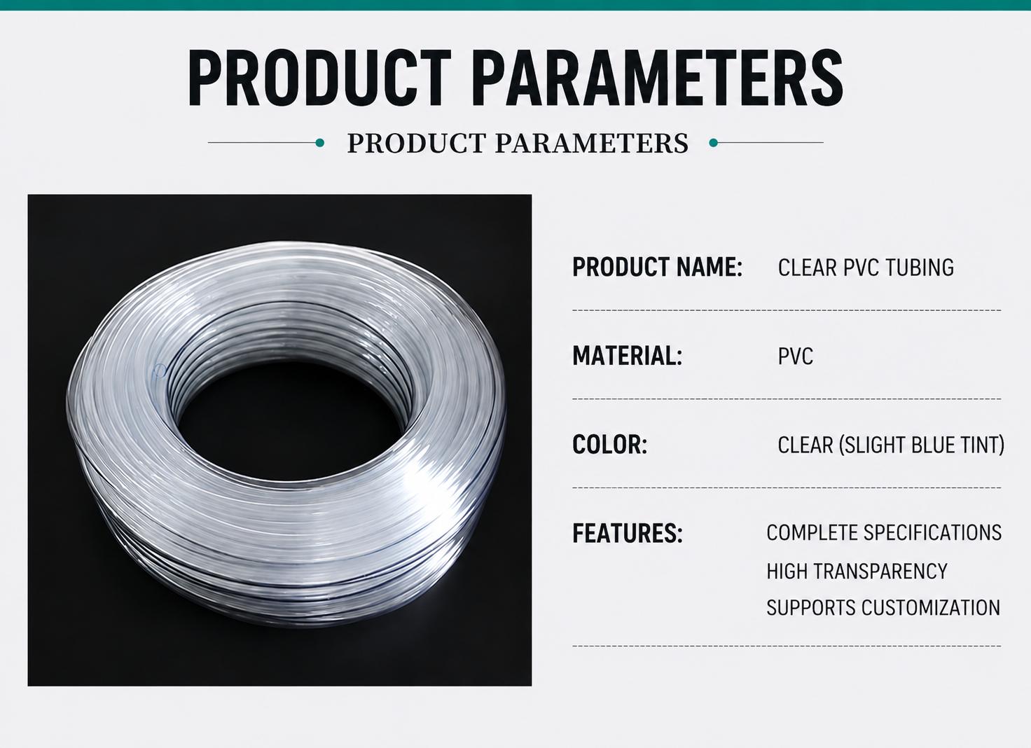 Transparent PVC Plastic Hoses High Quality Water Pump Tube