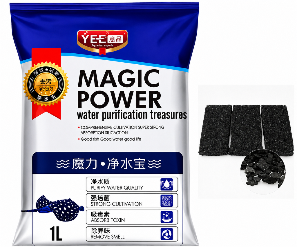 YEE Magic Power Activated Charcoal Carbon Water Purification Filter 1L