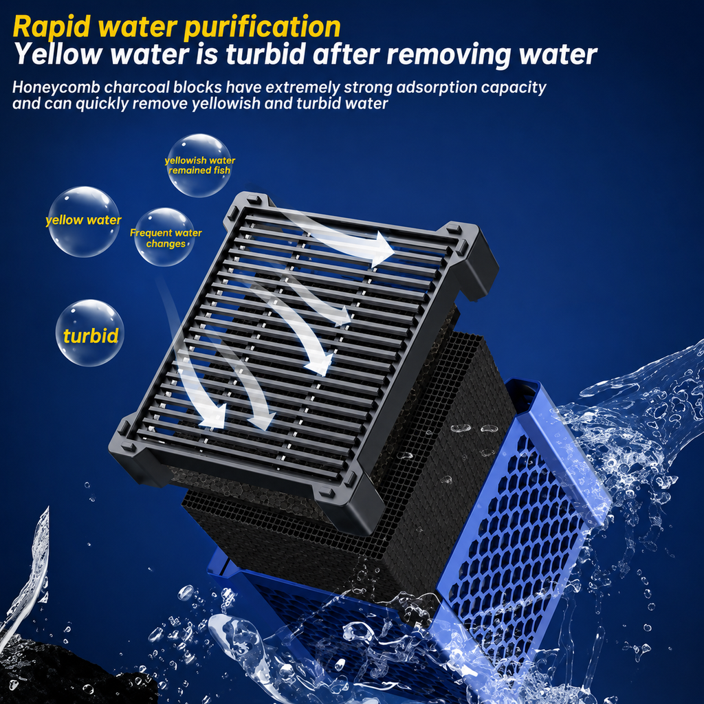 Cube Filter Activated Carbon Magic Box Aquarium Water