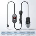 USB Mini Aquarium Heating Rod Fish Tank Submersible Thermostat Heater 18-34°C Adjustable Temperature
