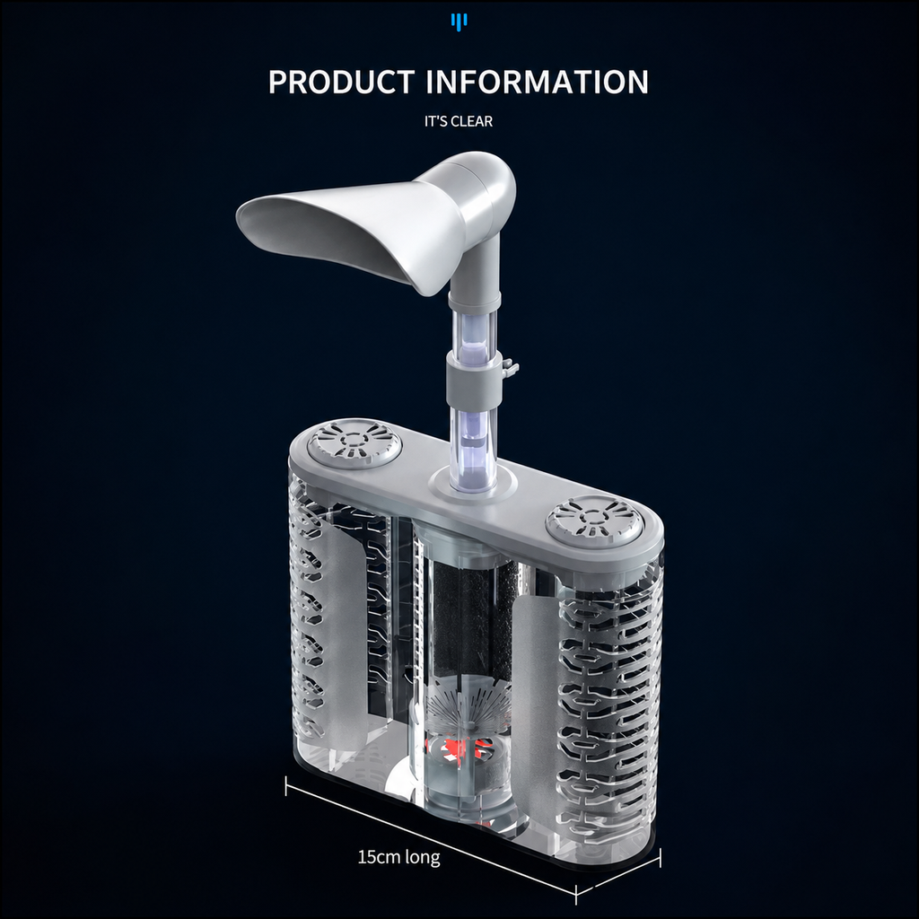 6-IN-1 Air pump Aquarium Submersible Internal Filter