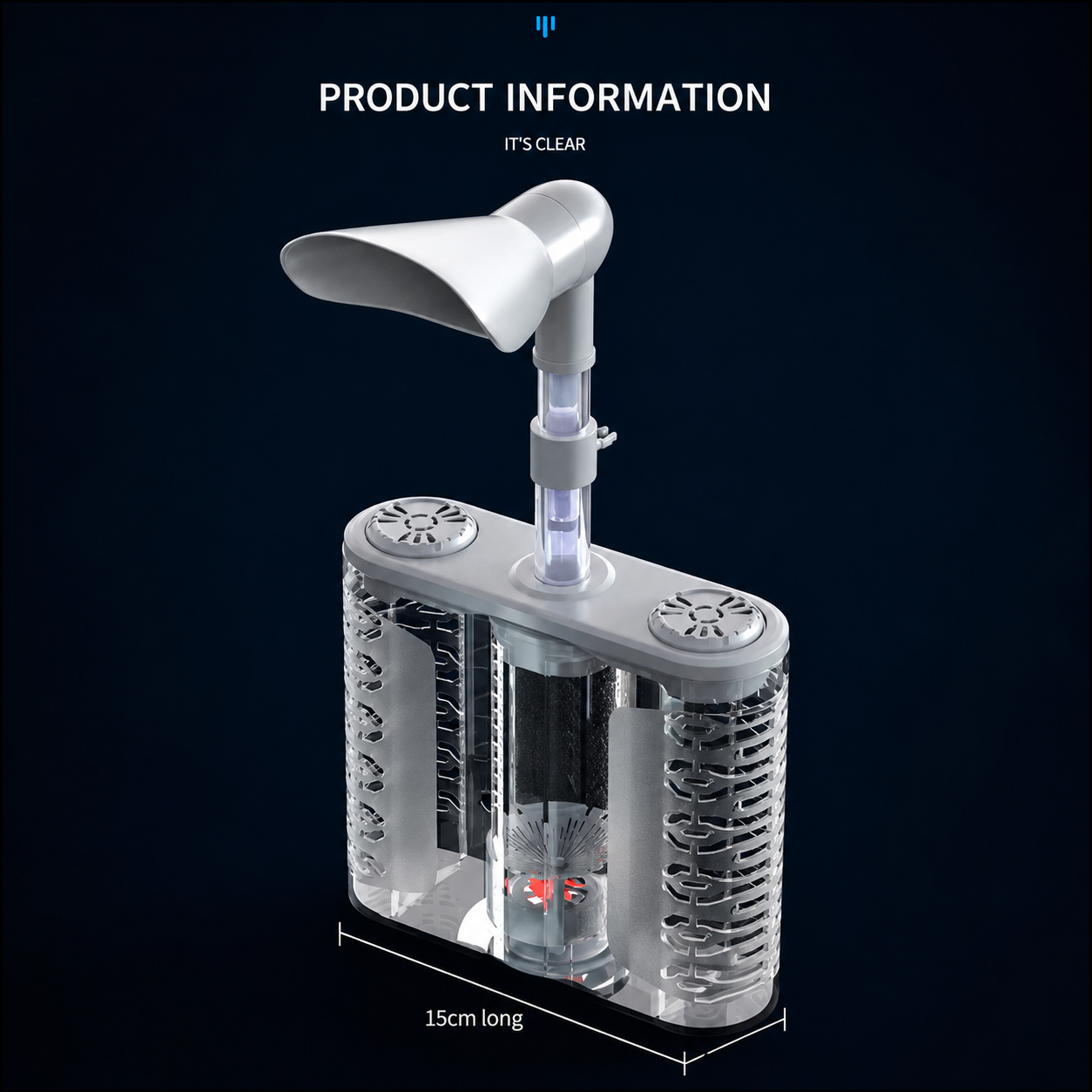 6-IN-1 Air pump Aquarium Submersible Internal Filter