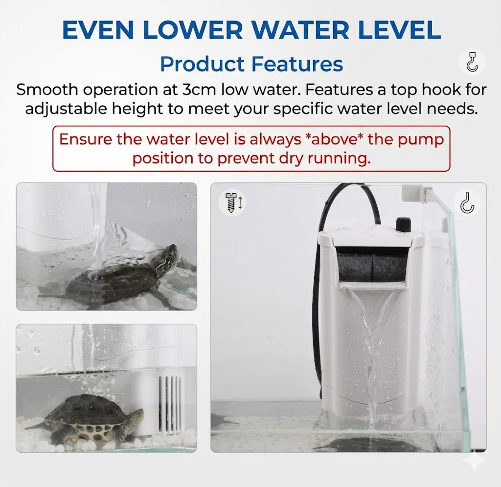 TURTLE FILTER 5W POWER ADJUSTABLE