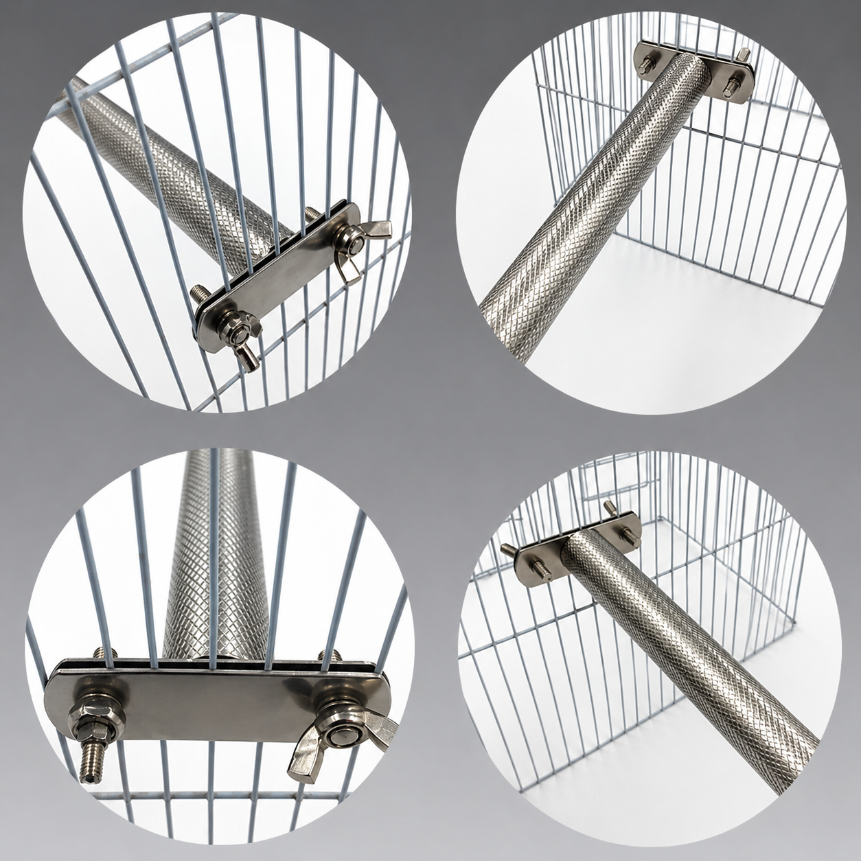 Bird Perch Stainless Steel Stand