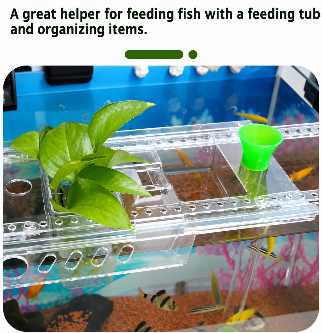 Fish Tank Storage Rack Punch-free Storage Rack Fish Tank Top Tray