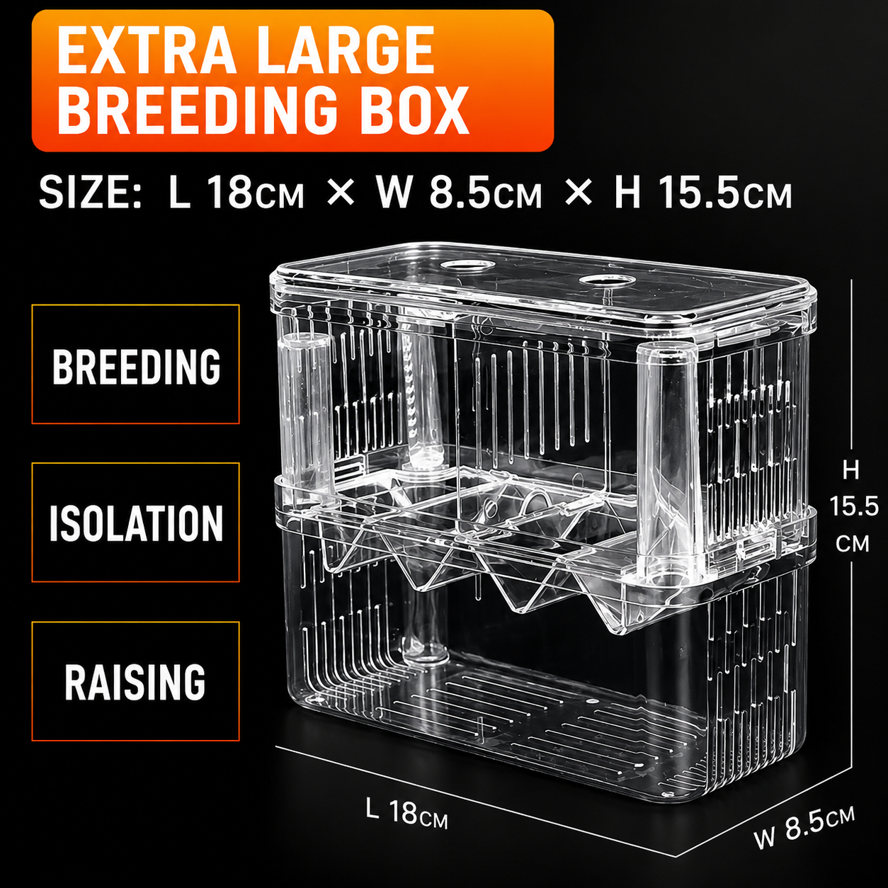 Fish Breeding Isolation Box Hatching Incubator Box