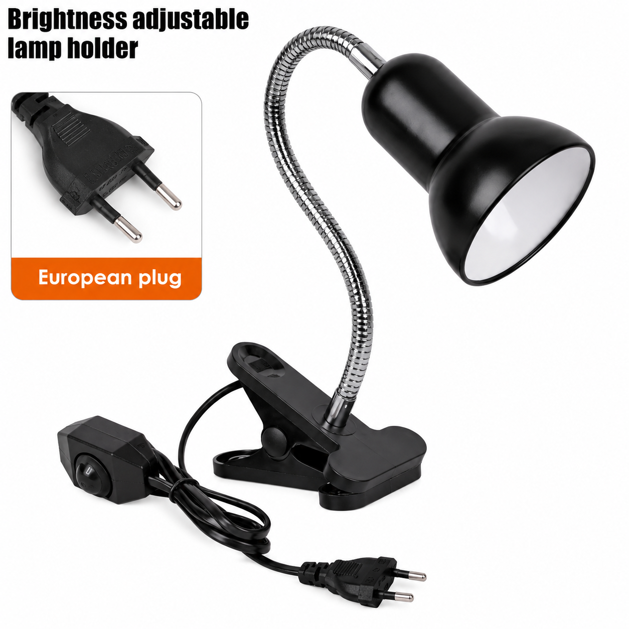 Dimmable Switch PLUS TIMER 50W (FREE)E27 Turtle Basking light