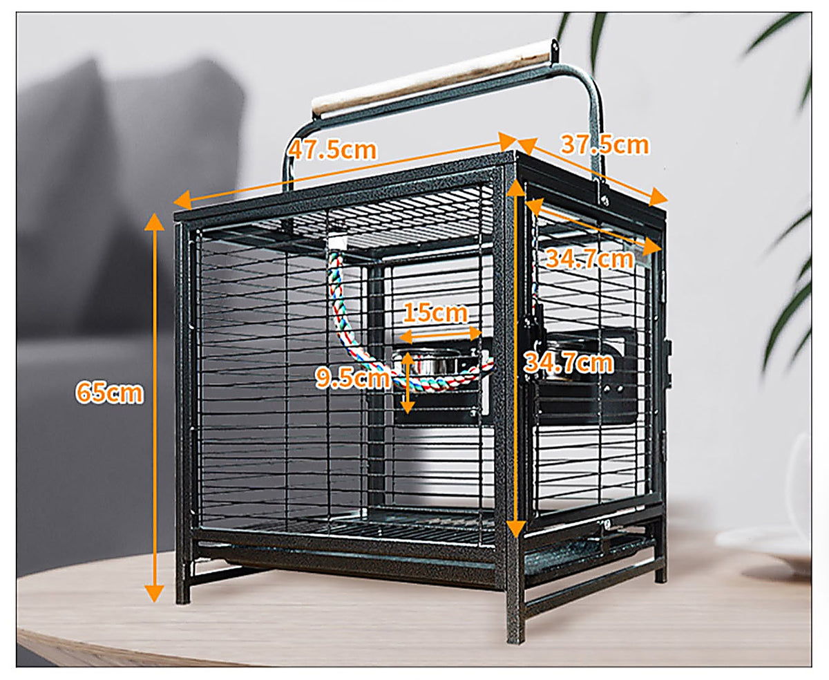 PORTABLE BIRD CAGE FOR OUTDOORS