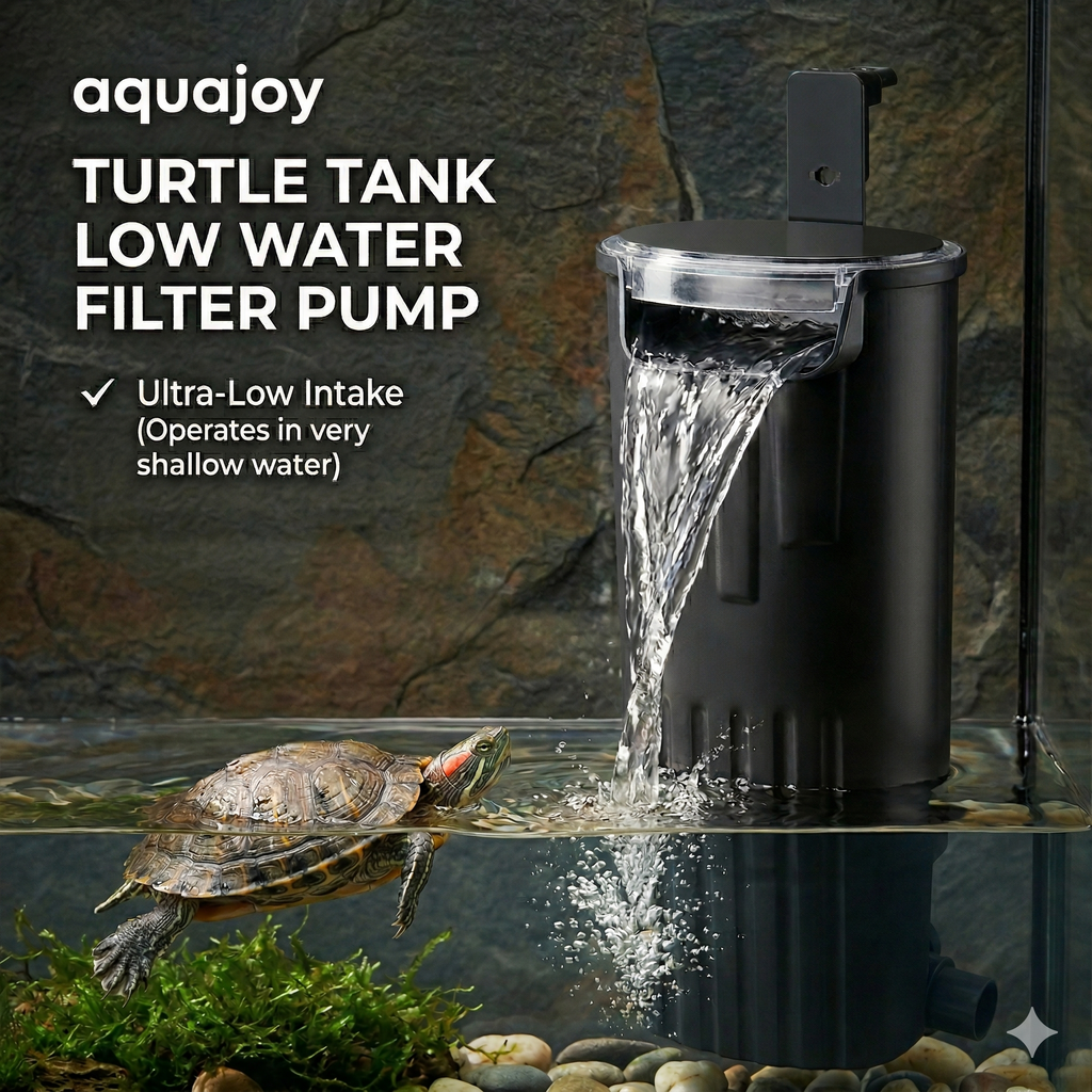 5W Filter Turtle Tank Small Silent Built-in Water Purifier Pump Low Level Shallow