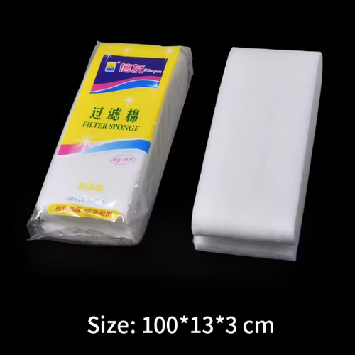 3CM THICK  Filter Sponge | Cotton Filter | White Aquarium Filter
