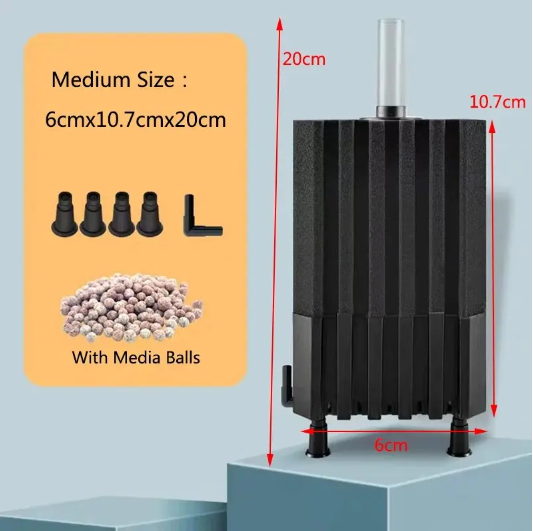 Bio Sponge Filter with Bioballs