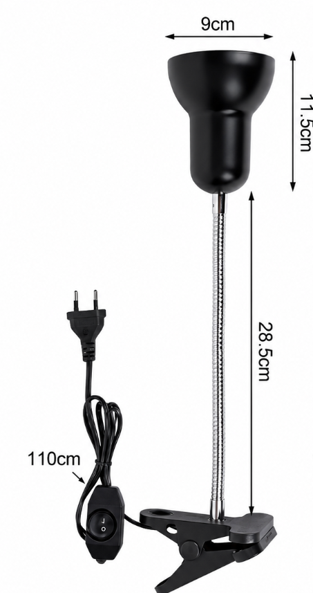 Dimmable Switch PLUS TIMER 50W (FREE)E27 Turtle Basking light