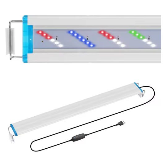 USB 5V Fish Tank Light Adjustable Brightness Light For Fish Tank Adjustable length Clip