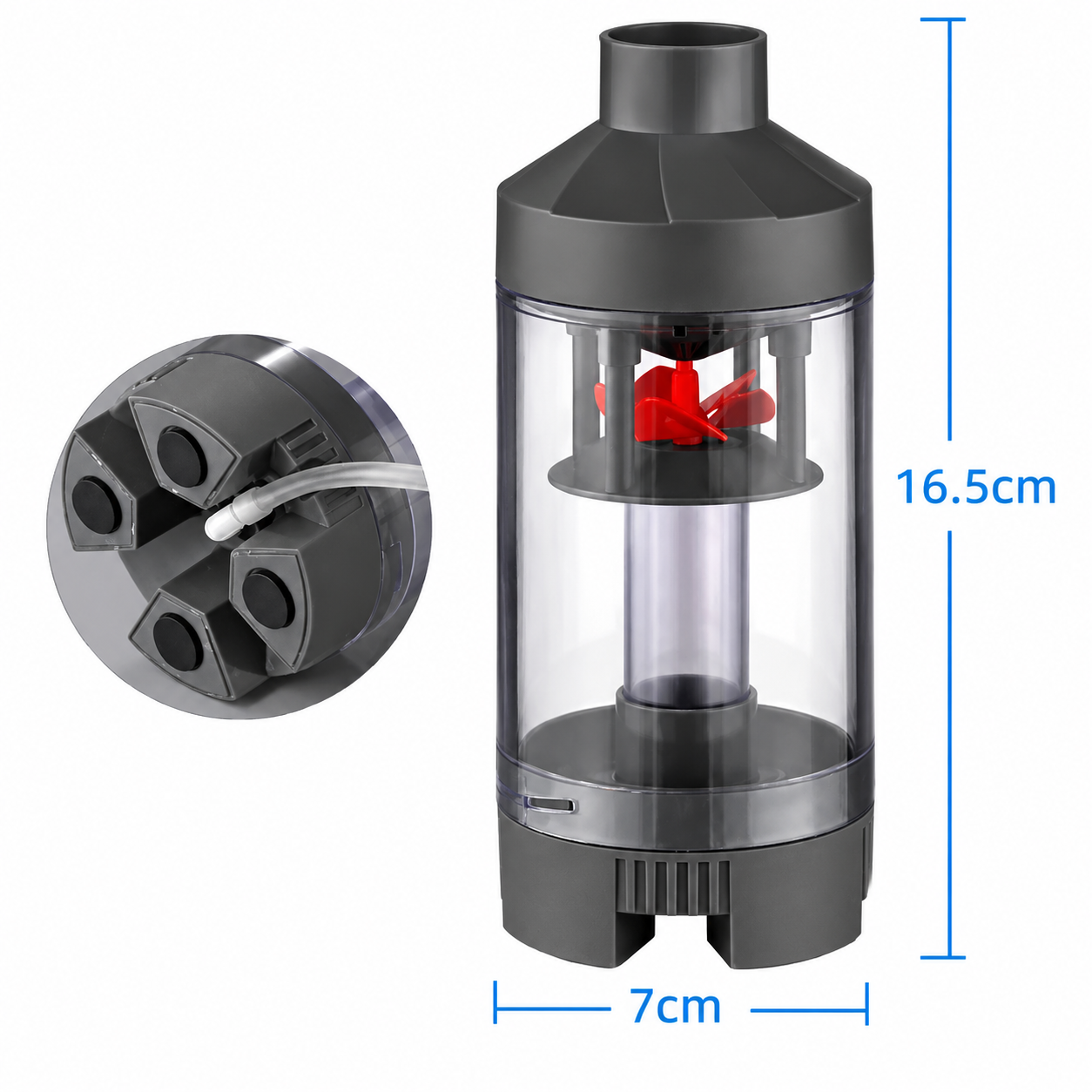 Fish Stool Suction Collector Fully Automatic Fish Tank Sponge Filter Fish Poop Cleaner Filter