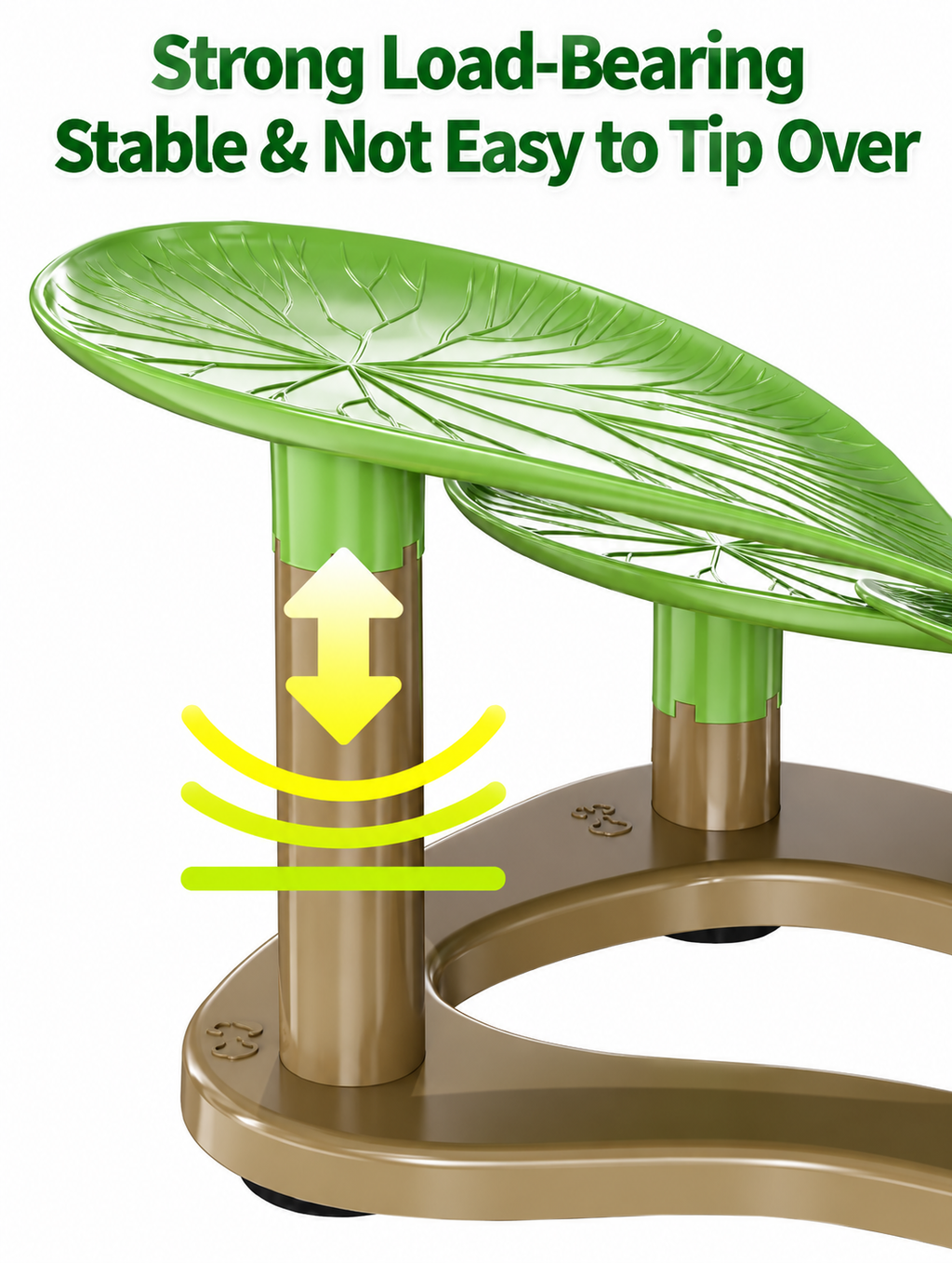 Multi-Functional Turtle Basking Platform Simulated Lotus Leaf Design