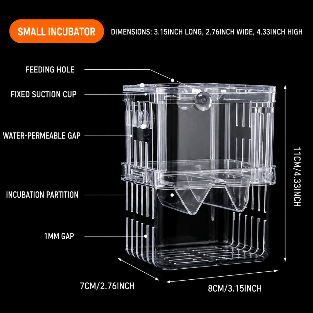 Fish Breeding Isolation Box Hatching Incubator Box