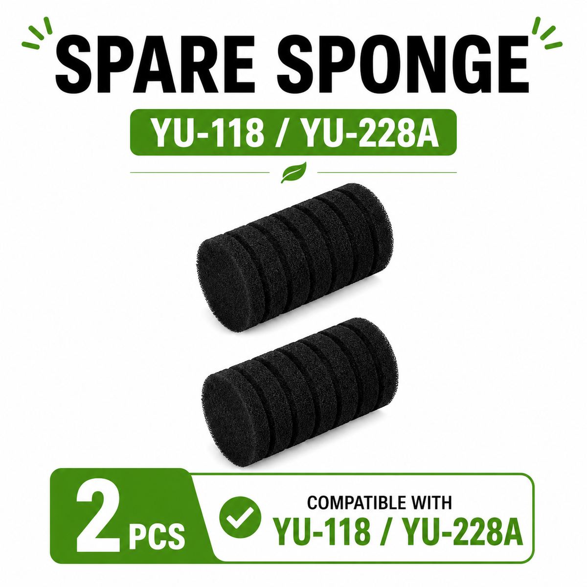 Air Pump Skimmer Biochemical Sponge with bioballs