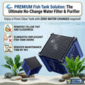 Cube Filter Activated Carbon Magic Box Aquarium Water
