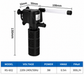 MINI 3 in 1 Silent Aeration Water Purifier Internal Pump Submersible Aquarium
