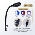 USB 3 MODE OF CHANGING LIGHT, DIMMABLE 8W LED Aquarium Lamp LED Light