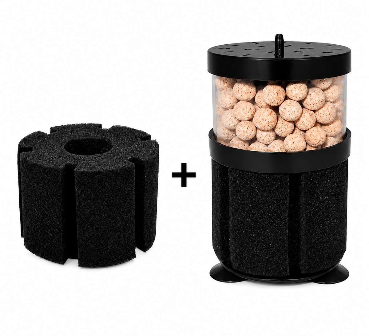 Air Pump Skimmer Biochemical Sponge Filter +1.5m tube