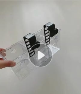 Isolation Box for Fish Tank Double Isolation Compartment Breeding Box