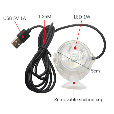 USB with REMOTE CONTROL of 7 Colours Light