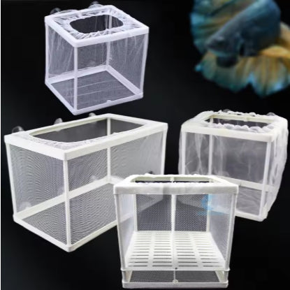 Fish Breeding Isolation Mesh Box Net Incubator Breeder For Fish Tank Gauze Trap