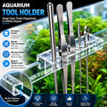 Aquarium Plant Tools Storage Rack Acrylic Fish Tank Water Grass Cleaning Tool Holder for Tweezer Scraper